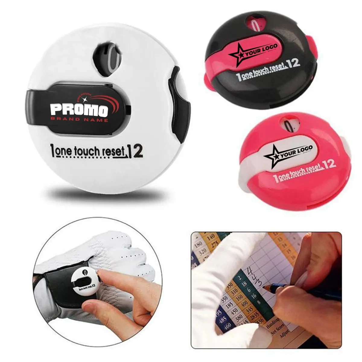 Mini Golf Score Counter Scorekeeper Scoring Tool Glove Clip 1