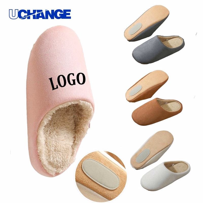 Quiet Soft Plush Slippers for Indoor Use