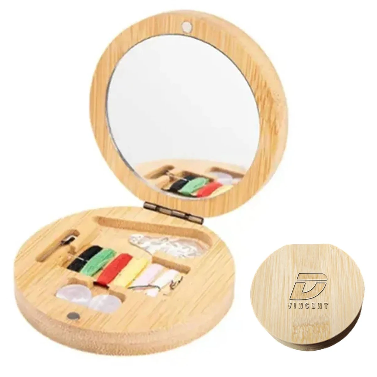 Portable Mini Round Sewing Kit 1