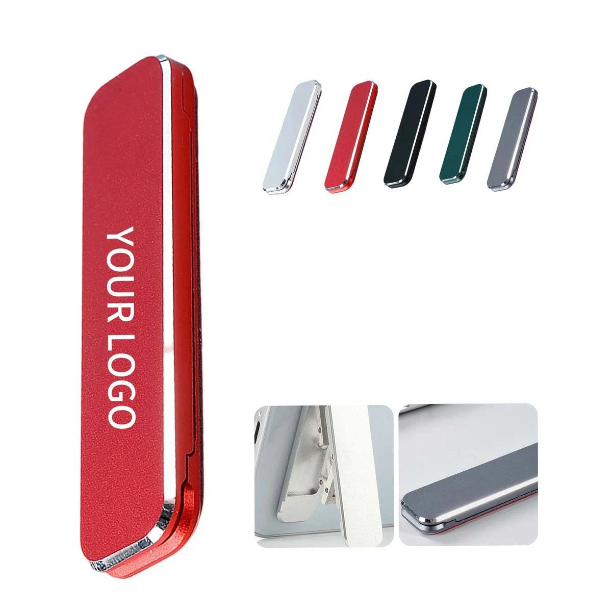 Portable Phone Stand with Brushed Finish Design 1