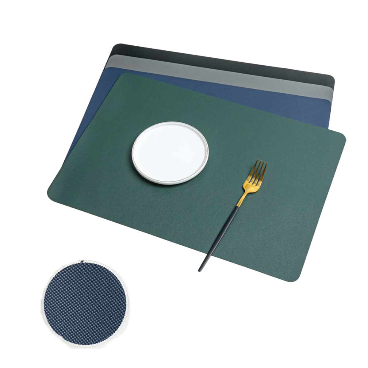 Faux Leather Desk Mat 1
