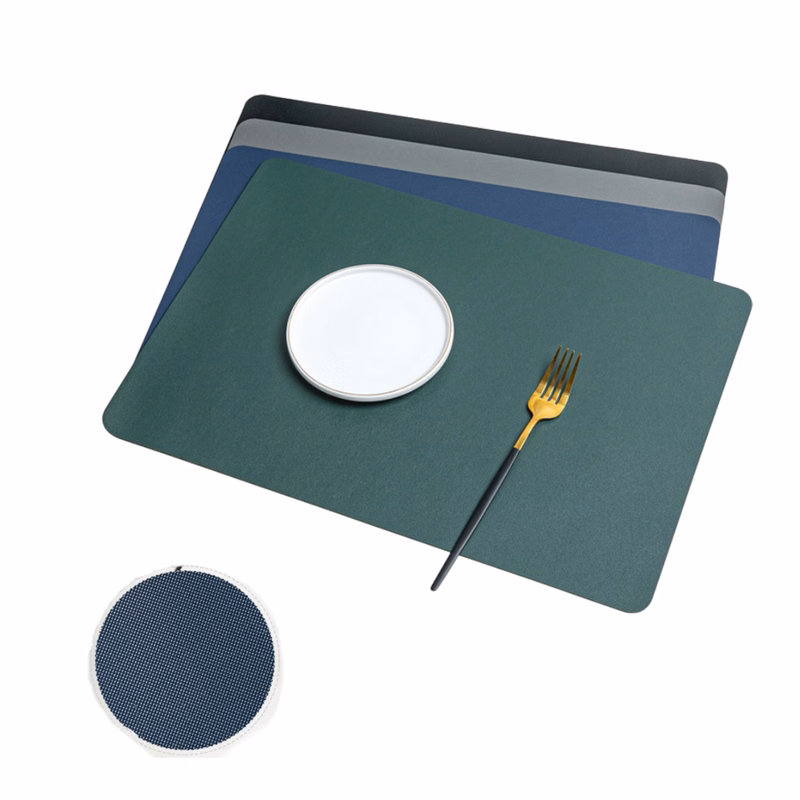 Faux Leather Desk Mat