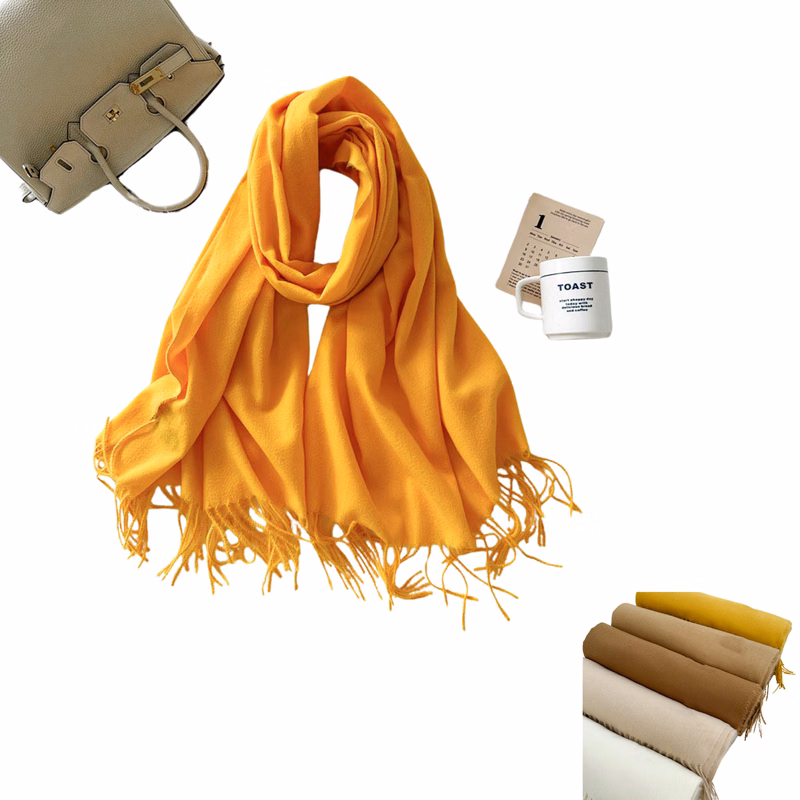 MOQ 50 Pieces of Cozy Faux Cashmere Scarves