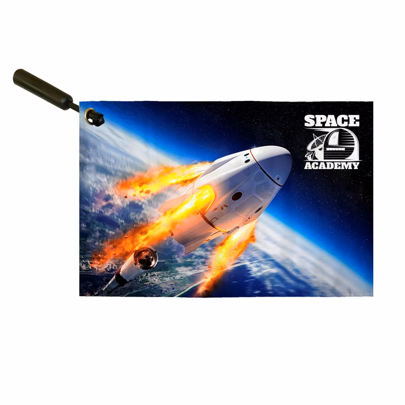 Digtal 2 Ply Swirler Flag 12" x 18" E-Poly