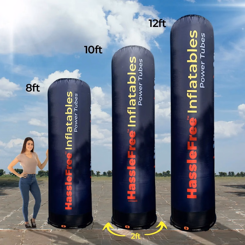 POWER TUBE - 18"-DIAM 10'Tall Rotating (Economy 10-12 weeks)