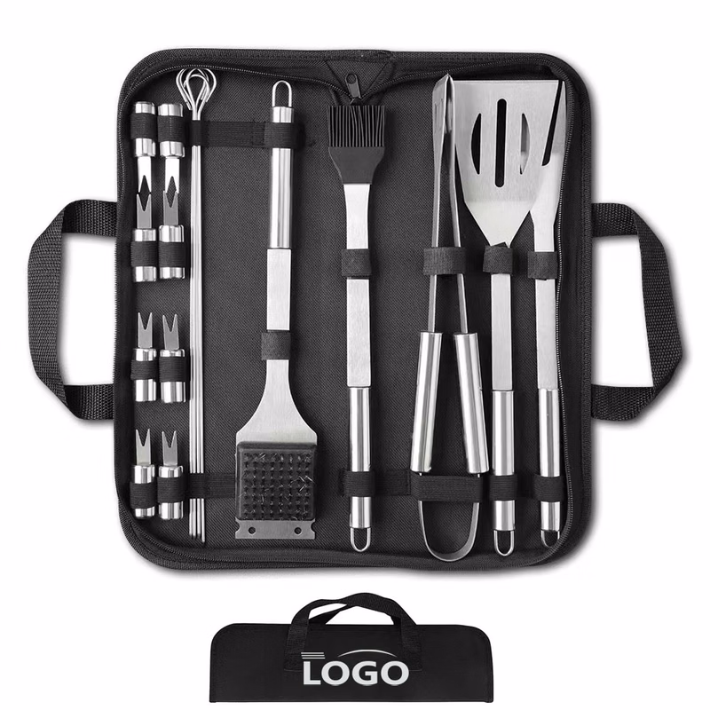 Premium 18-Piece Stainless Steel BBQ Grill Tool Set