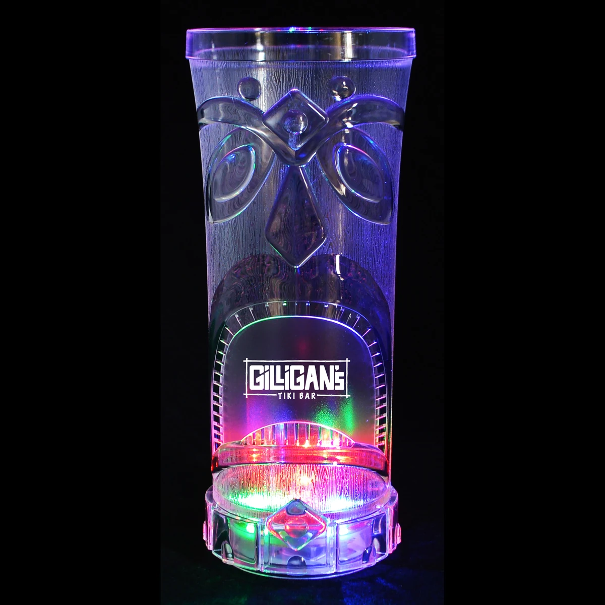 15oz 3-Light Plastic Tiki Style Cup 1