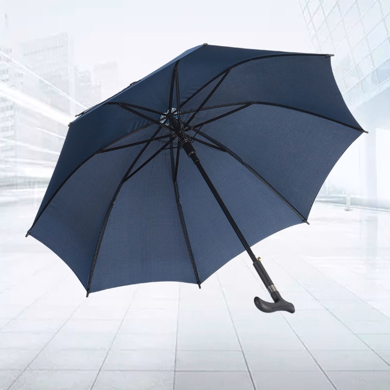 Automatic Open Umbrella with Walking Cane Stick