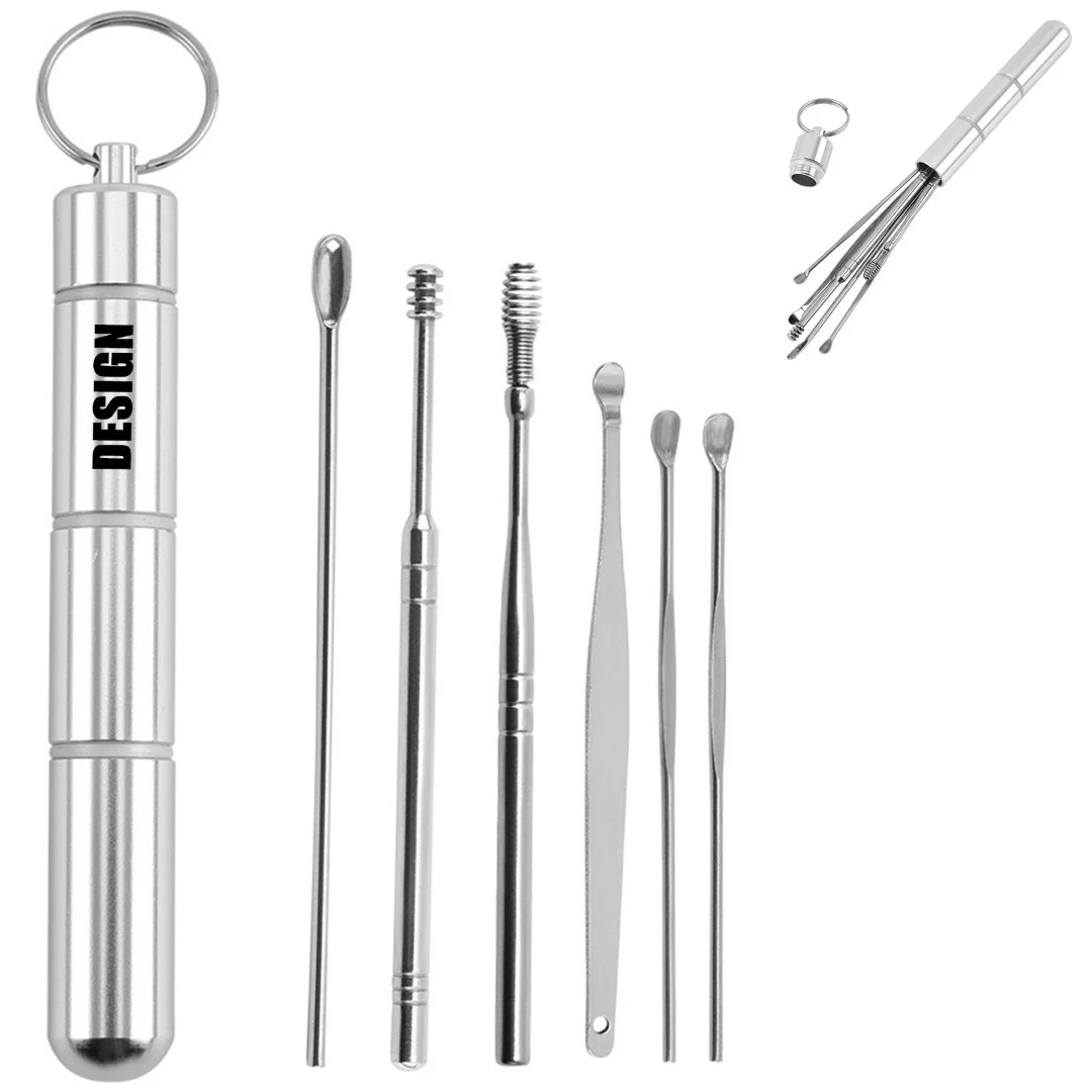6-In-1 Stainless Steel Earpick 1