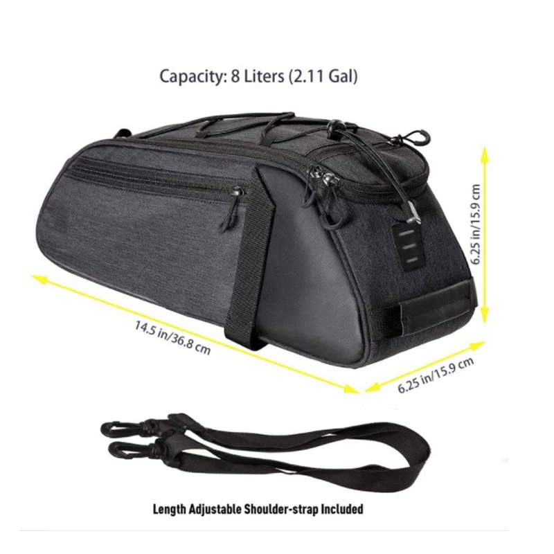 Muti-fouctional Bicycle rear,Travel Bike Pannier Bag 1
