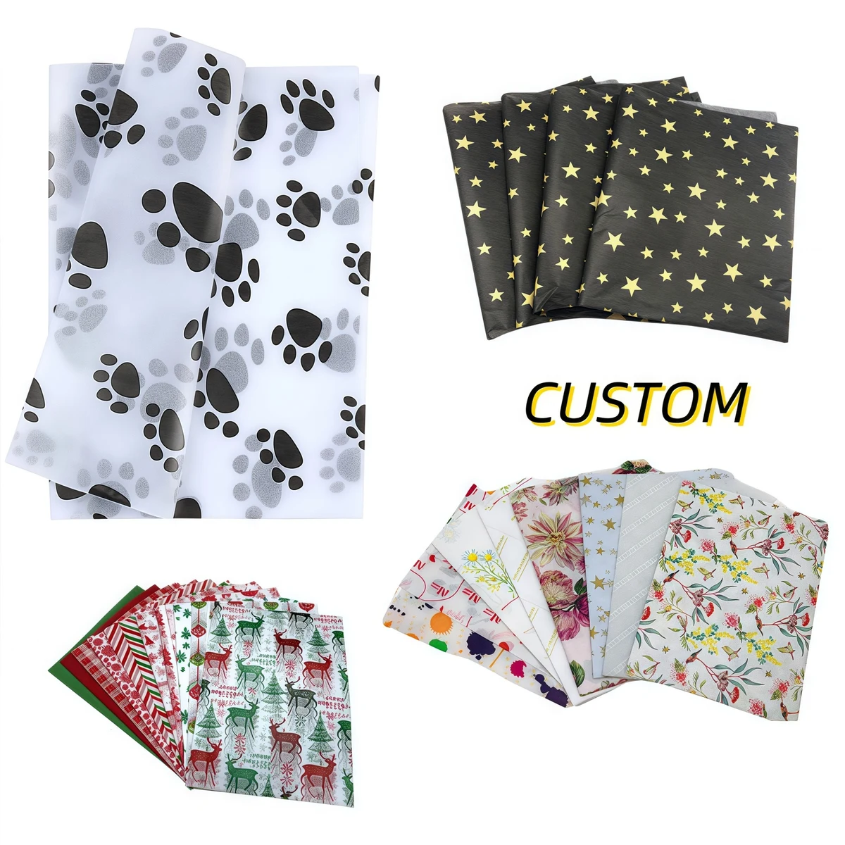 Custom Printed Tissue Paper for Gift Wrapping 1