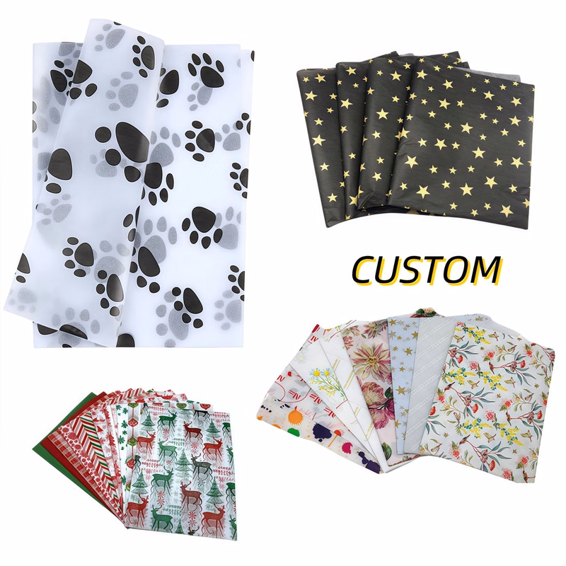 Custom Printed Tissue Paper for Gift Wrapping