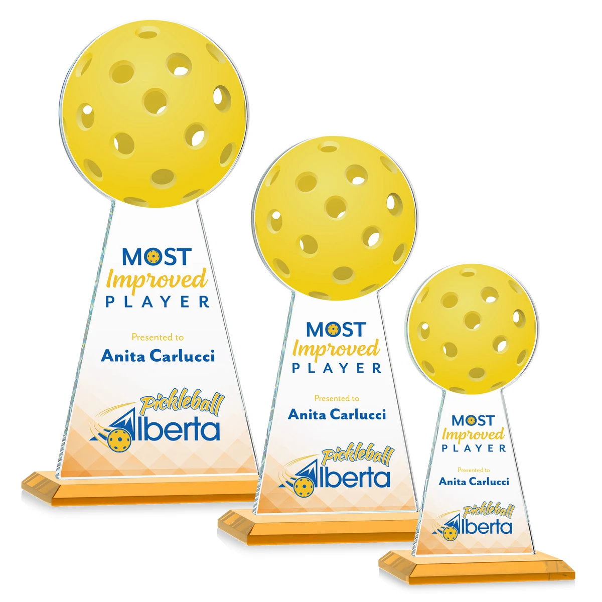 Edenwood Pickleball VividPrint™ Award - Amber 1