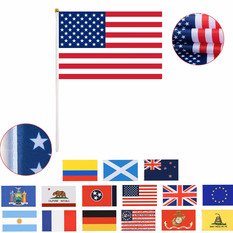 Stars Stripes Handwaver Flag