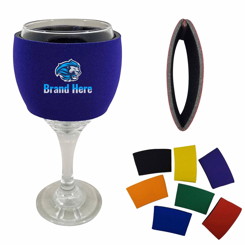 Insulated Neoprene Wine Glass Holder