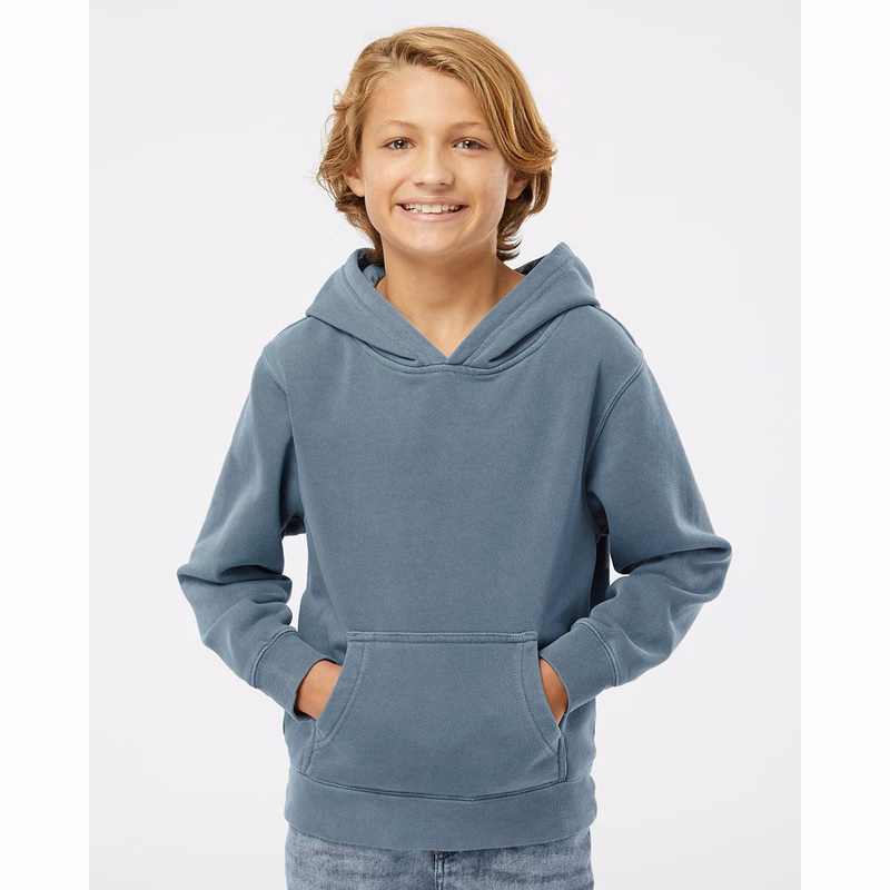 Youth Midweight Pigment-Dyed Hooded Sweatshirt - PRM1500Y
