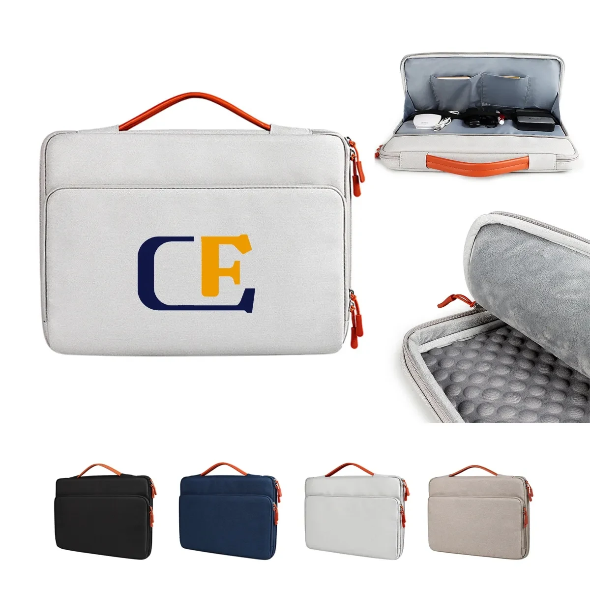 Waterproof Laptop Bag with Side Pockets Handle 1