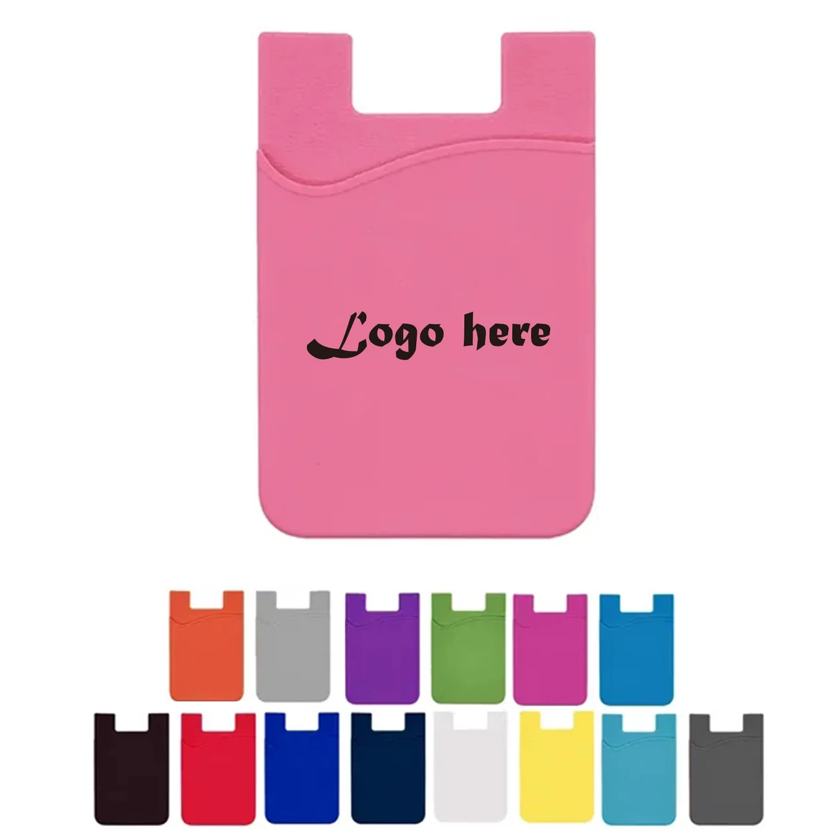 Silicone Mobile Phone Card Cover Wallet 1