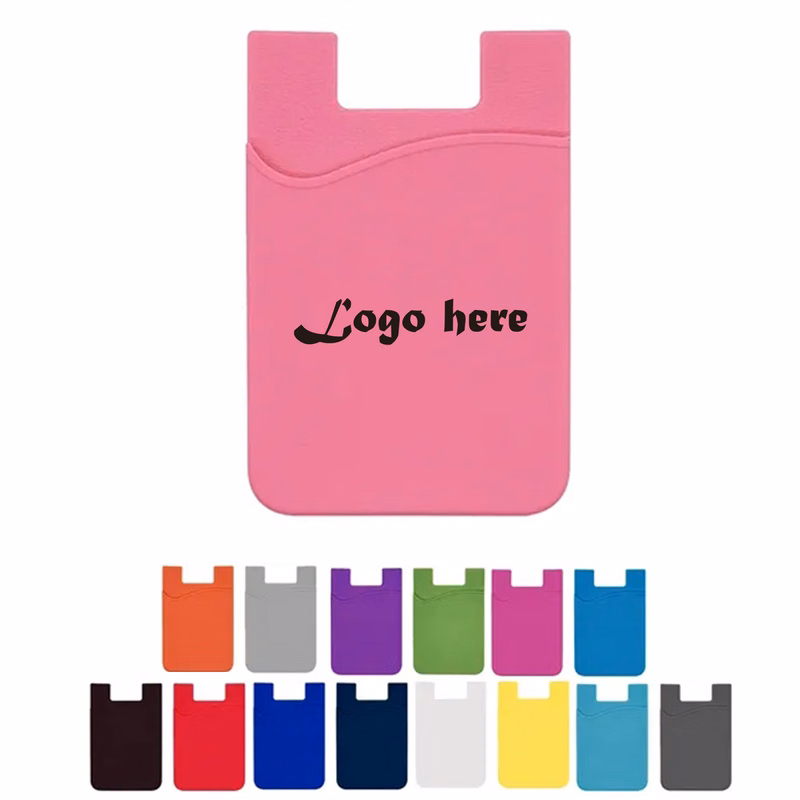 Silicone Mobile Phone Card Cover Wallet
