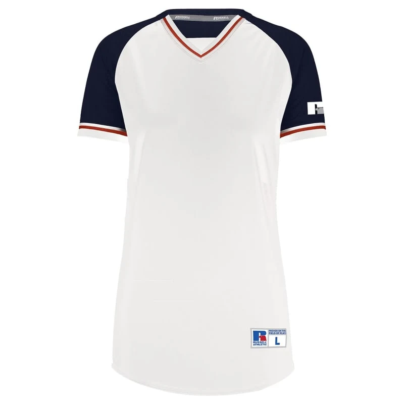 Russell Athletic Women's Classic V-Neck Jersey - R01X3X 1