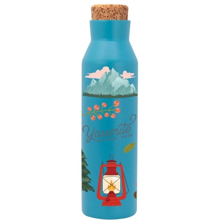 20 Oz. Corky Bottle w/Threaded Lid, custom water bottle with logo imprint 1