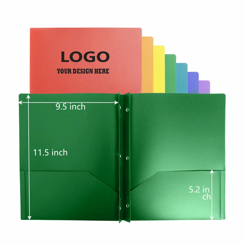 MOQ100 A4 Size Folder With Pockets