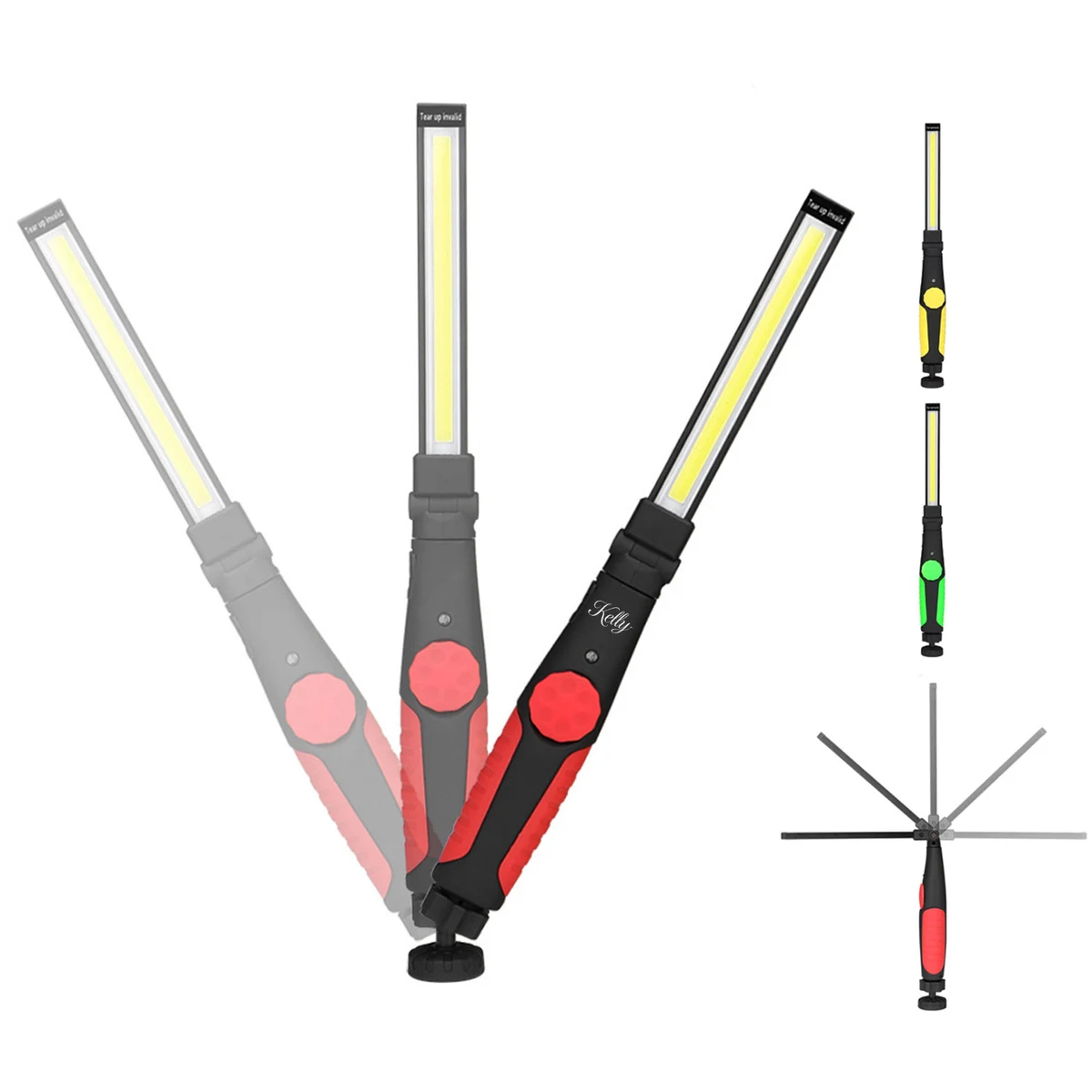 LED Rechargeable Magnetic Base COB Work Light 1