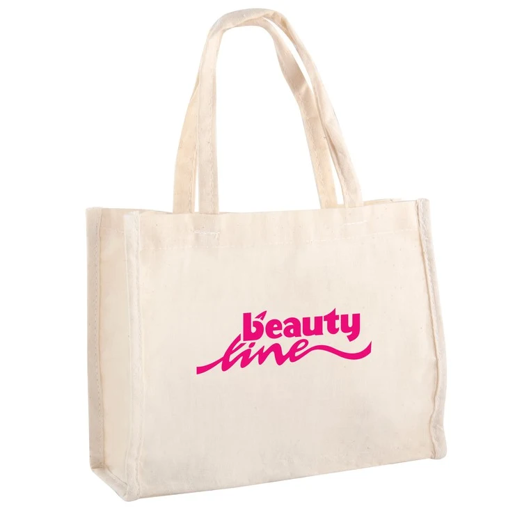 Mini Cotton Tote, custom tote bag with logo imprint 1
