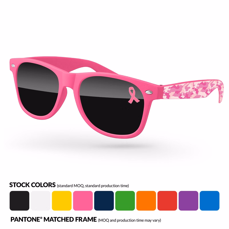 Breast Cancer Awareness Retro Sunglasses