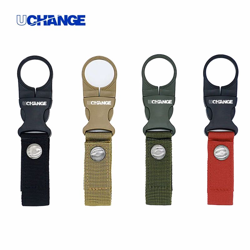Nylon Water Bottle Holder Strap With Neck Ring