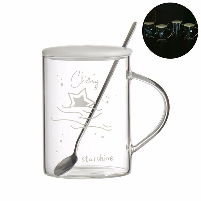 Creative luminous starry sky glass Cup