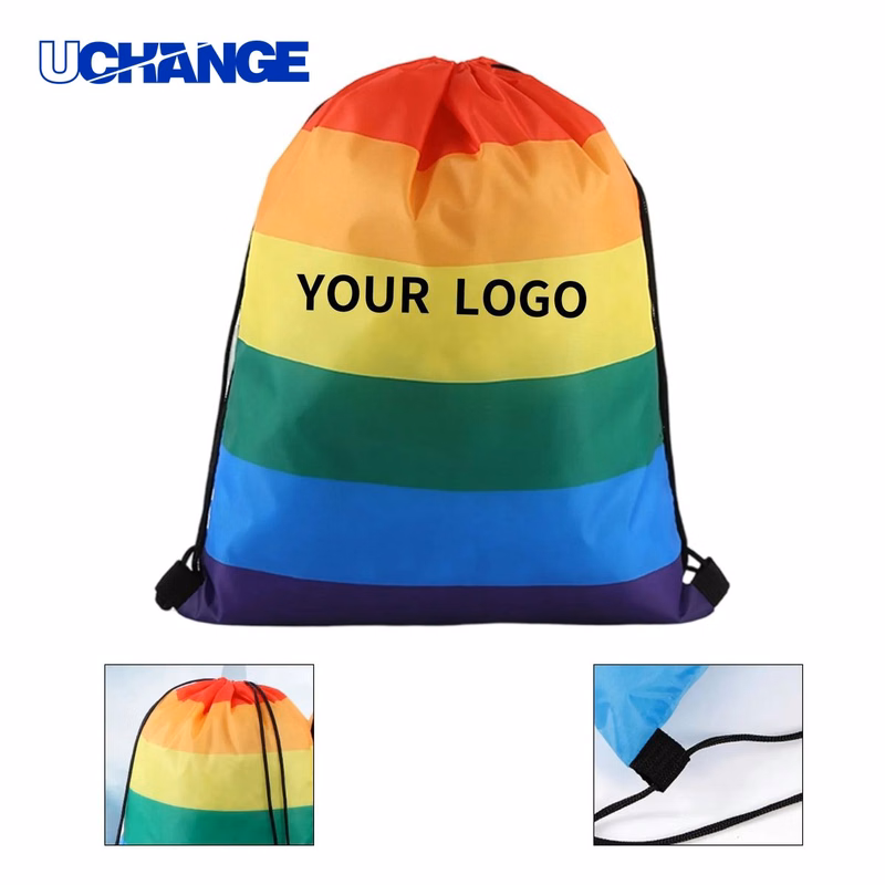 Terylene Pride Drawstring Bag Organizer for Festivals