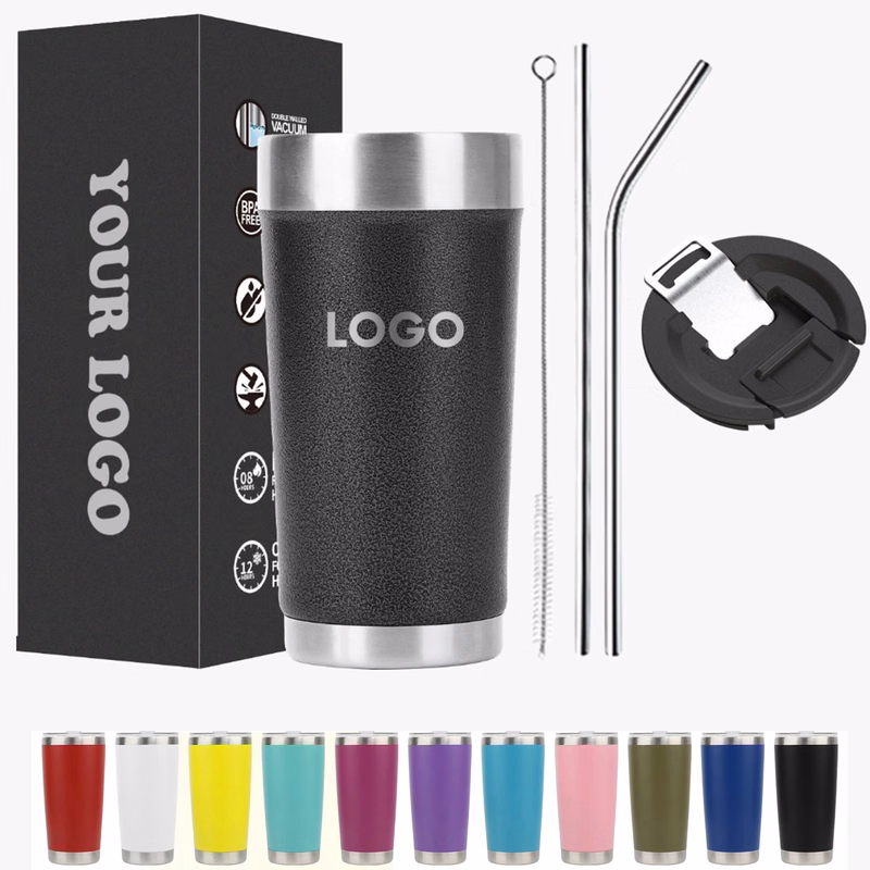 16 Oz Tumbler With Lids And Straws