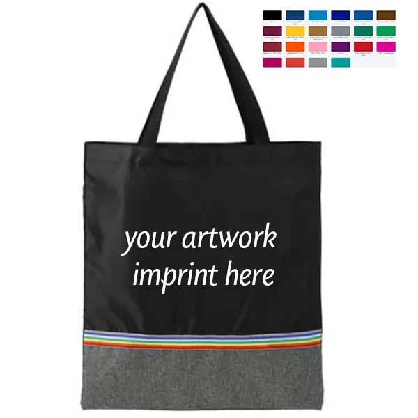 Rainbow RPET Convention Tote 1