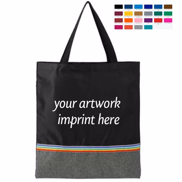Rainbow RPET Convention Tote