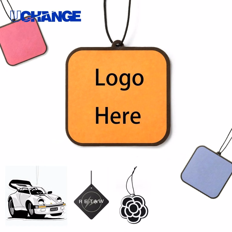 Car Perfume Tablet Hanging Air Freshener for Interior Fragrance