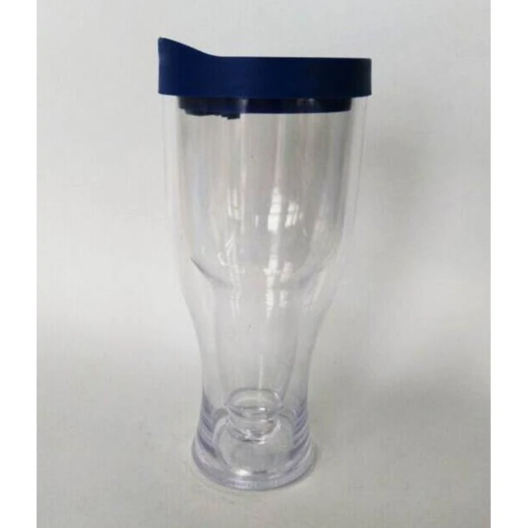 Double Layer Headstand Beer Cup Advertising Mug 1