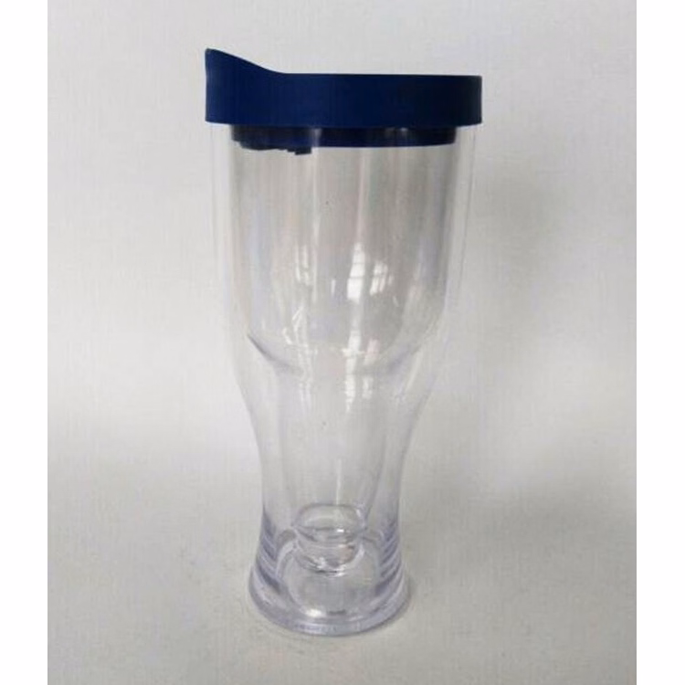Double Layer Headstand Beer Cup Advertising Mug