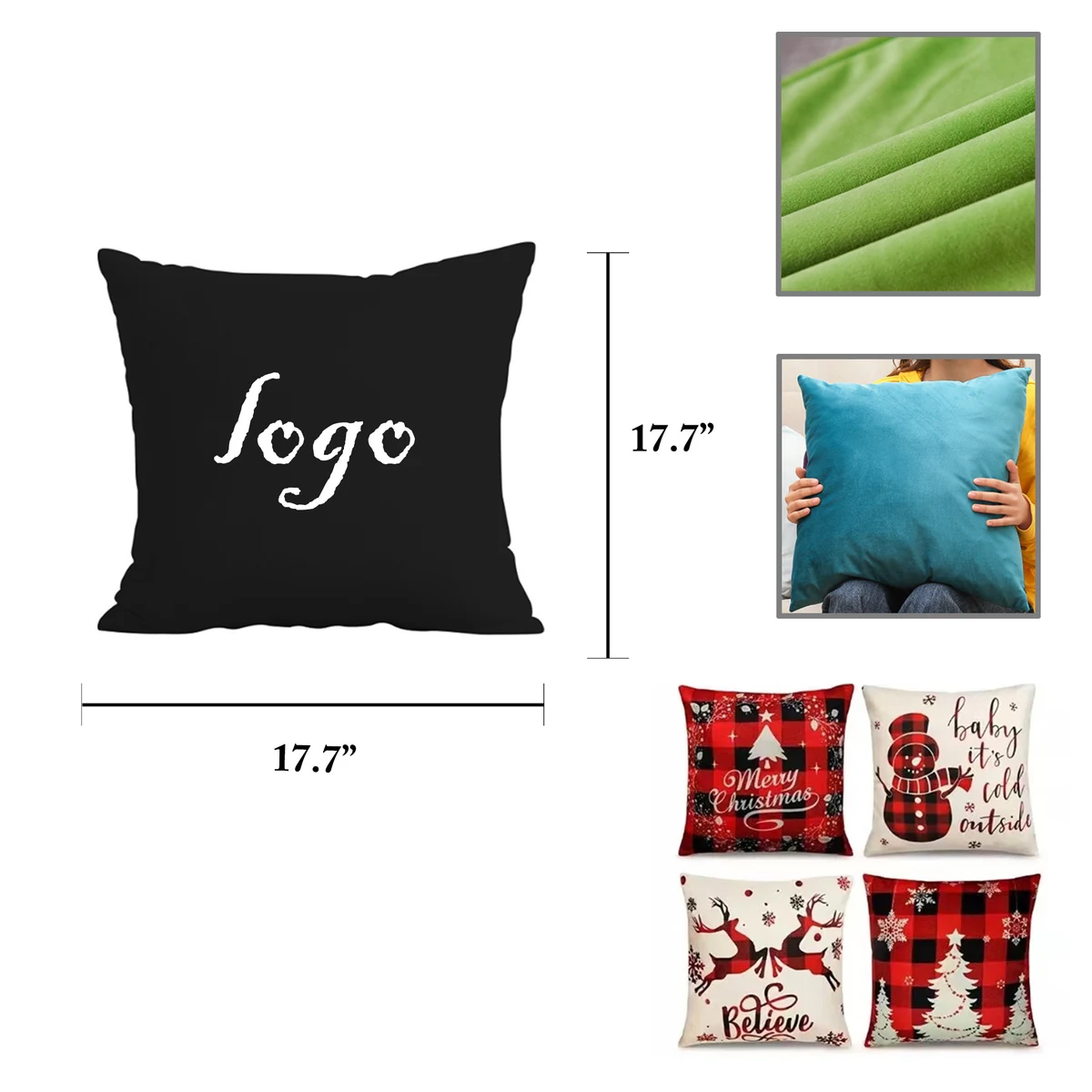 MOQ20 Customized Body Pillow Covers 1