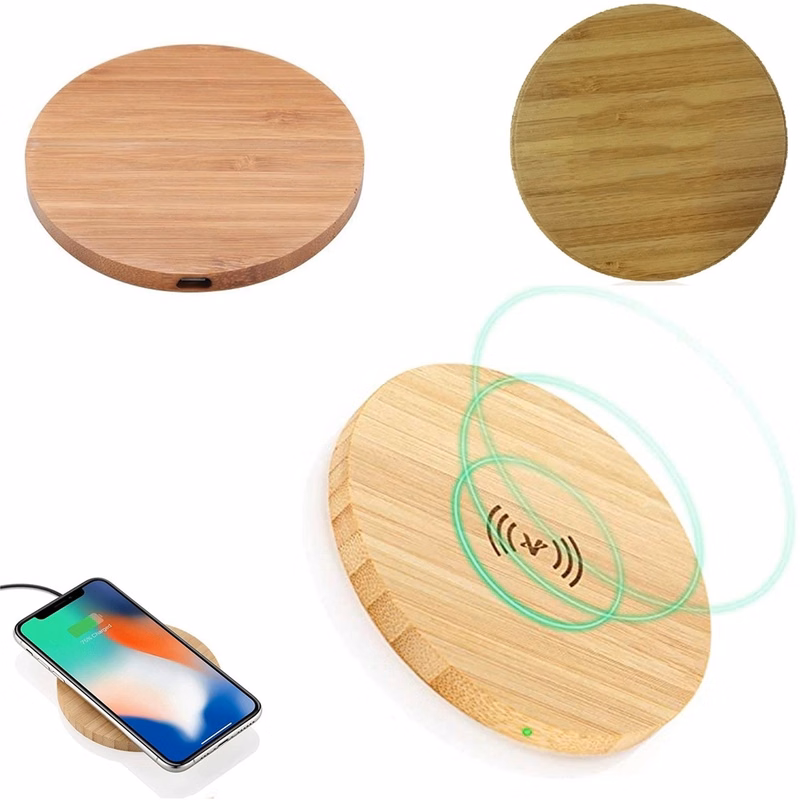 10W Wireless bamboo Charger