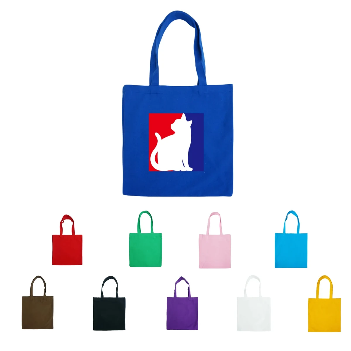 Full Color Printed Canvas Tote Bag MOQ 25 PCS, custom tote bag with logo imprint 1
