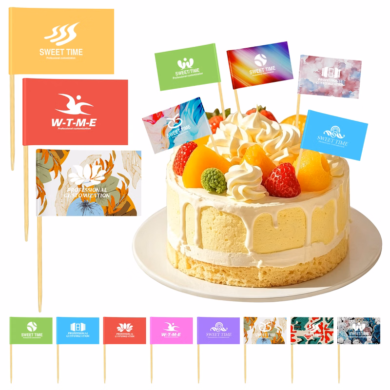 Cupcake Small Toothpick Flag