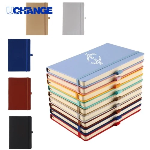 A6 Lined Notebook Planner with Strap Band 1
