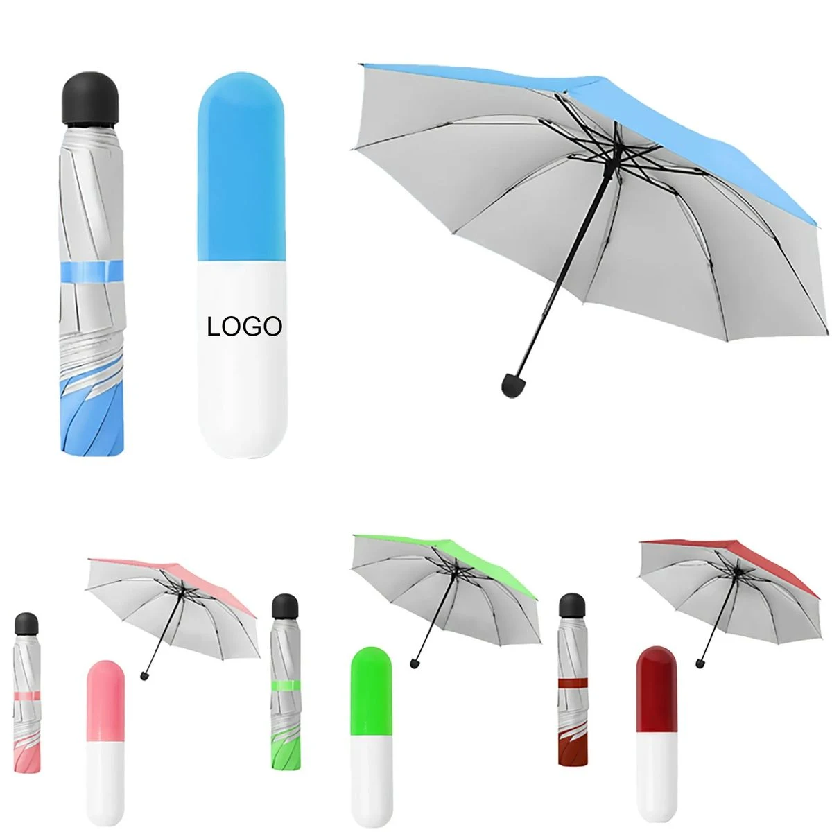 Portable Sun Protection Capsule Umbrella 1