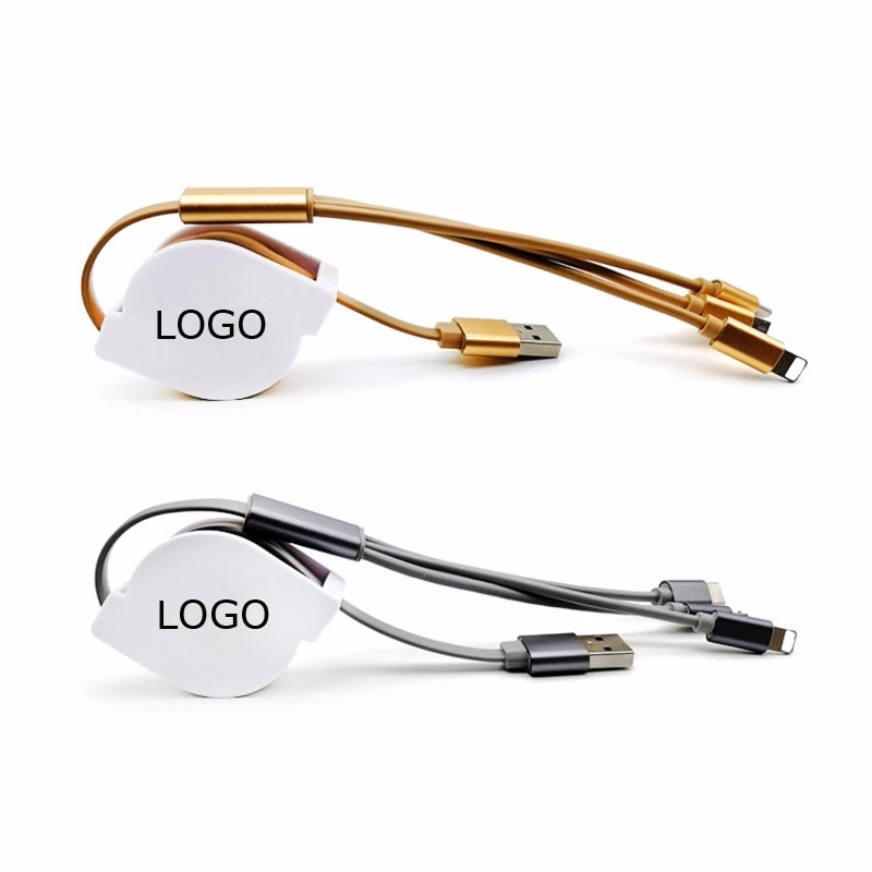 Retractable Charging Cable with USB Type-C