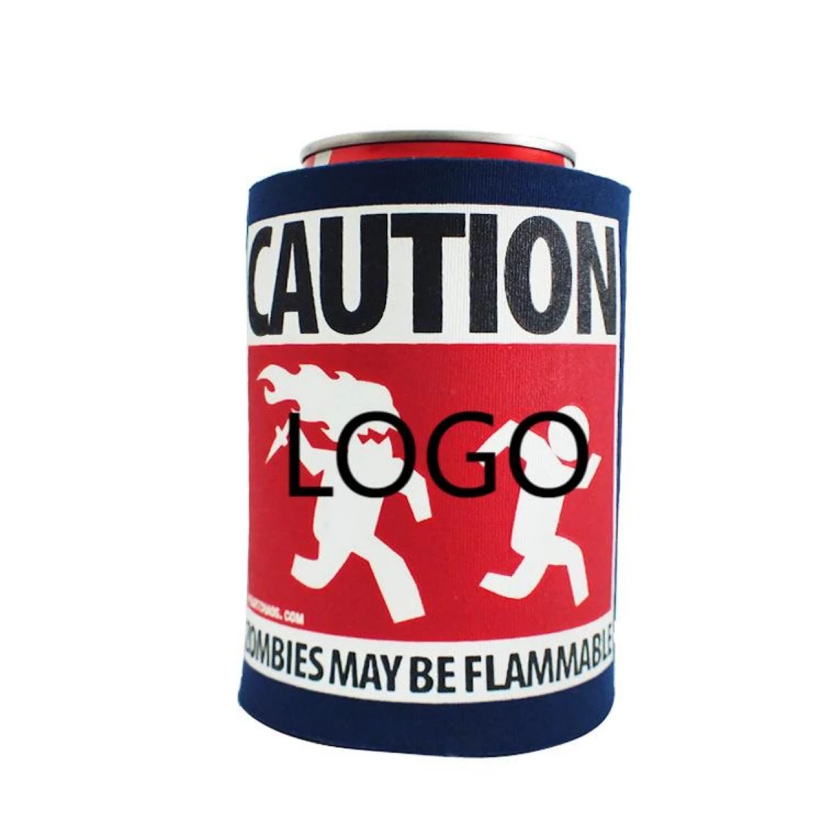 Custom Logo Neoprene Drink Sleeve, custom koozie with logo imprint 1
