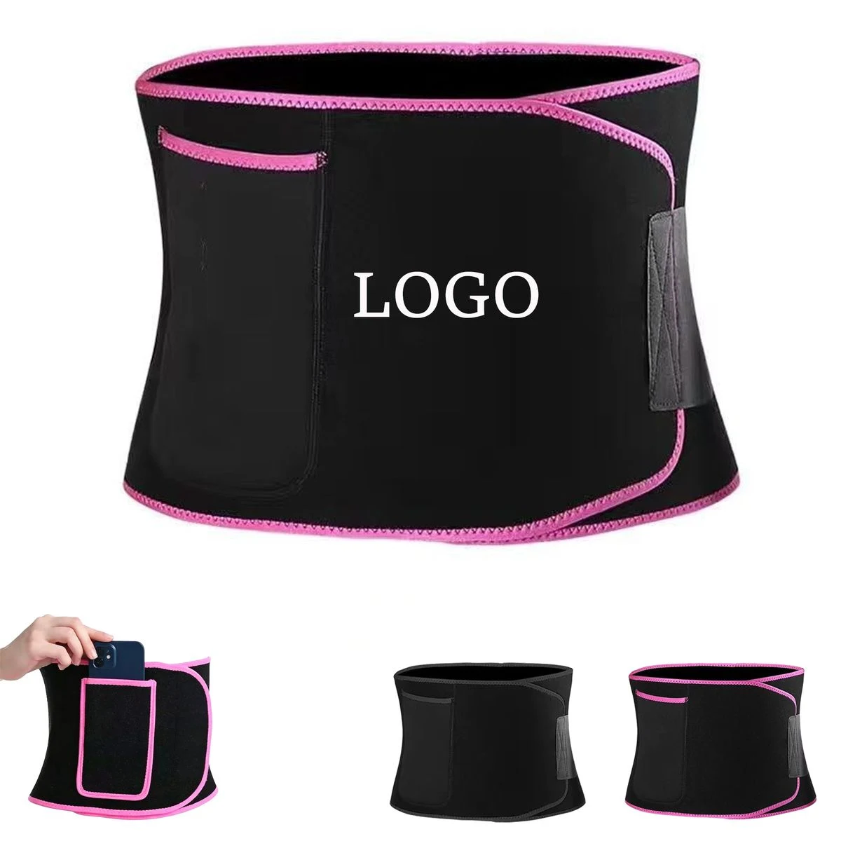 MOQ 10 Piece Sweat Fitness Waist Trimmer Belt 1
