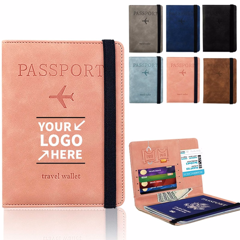 PU Leather Passport Bag
