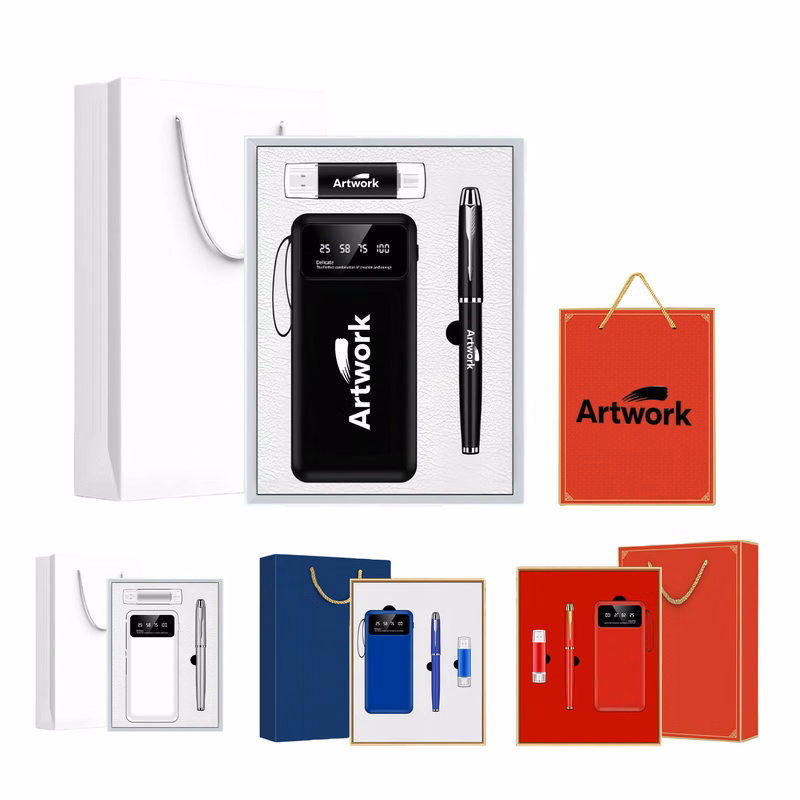 Power Bank & Tech Accessory Gift Set