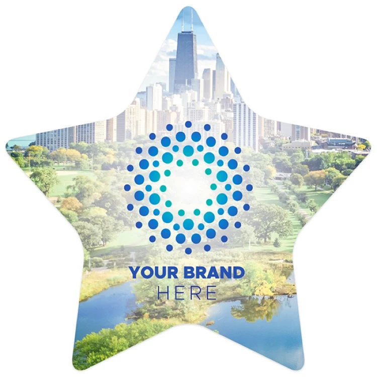 Star Medium Die Cut Magnet (3.5" x 3.5") 1